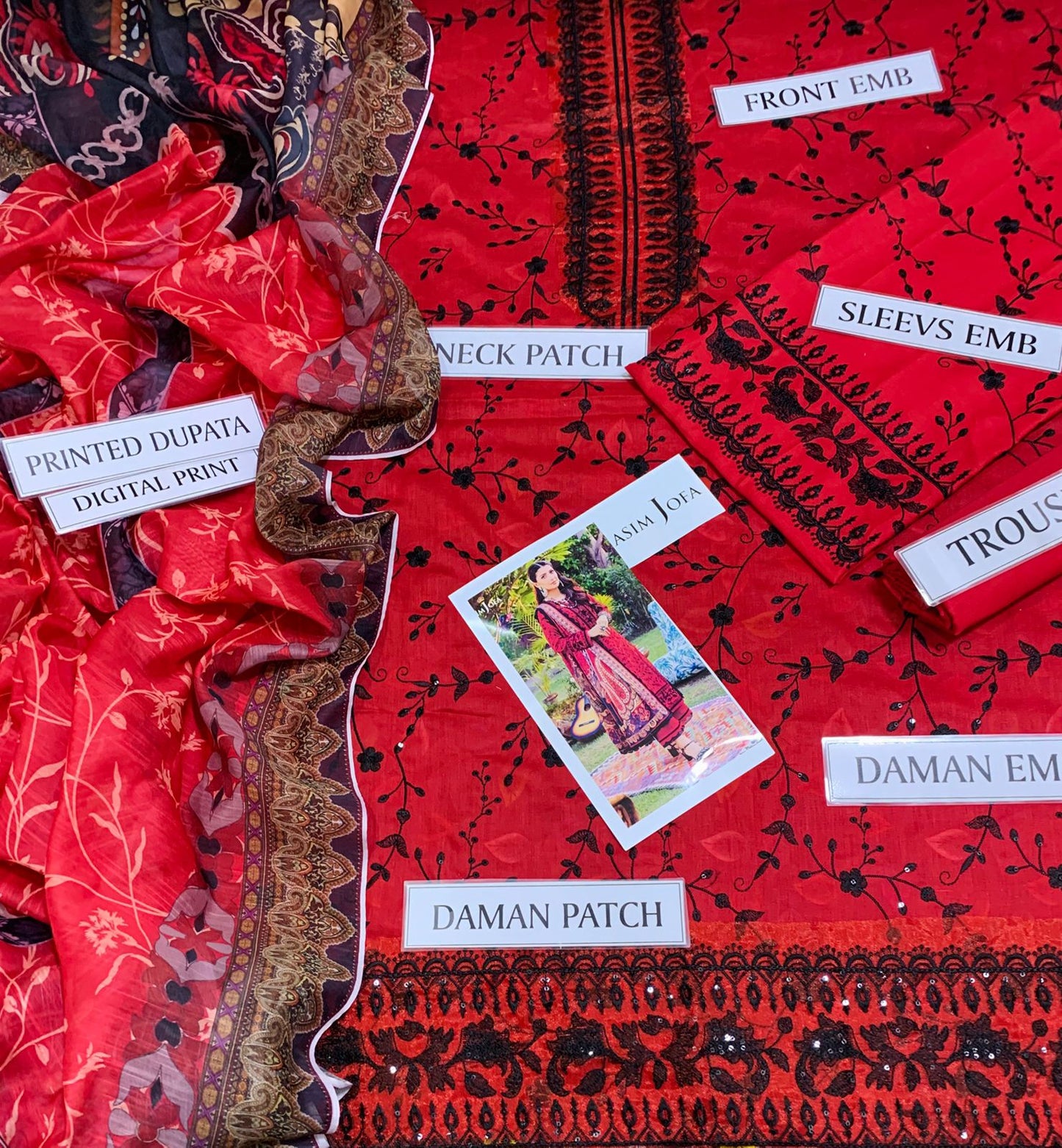 NEW ARRIVAL'S SUMMER LAWN COLLECTION 2025, BRAND NAME ( ASIM JOFA)