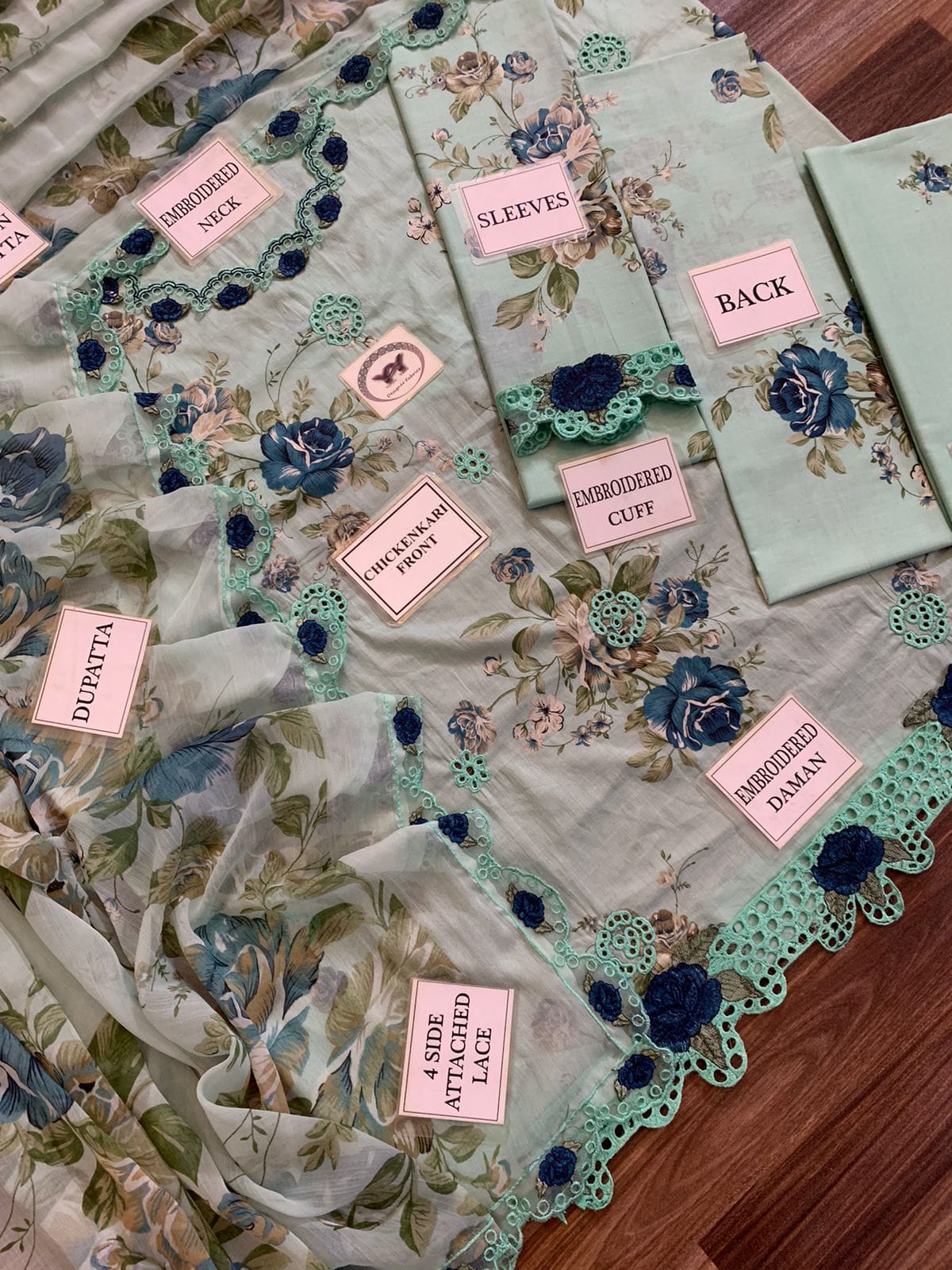 Brand Name : Iznik☆  ☆Design Code : EFL-05☆  AQUA MARINE💧