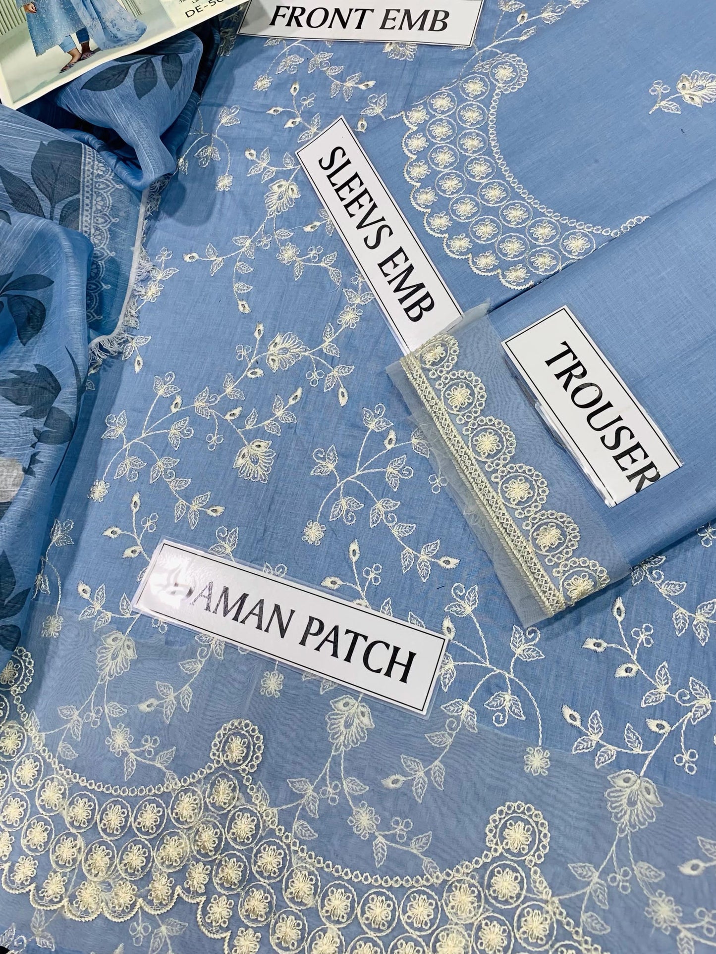 NEW ARRIVAL'S SUMMER LAWN COLLECTION 2025, BRAND NAME CROSS STICH