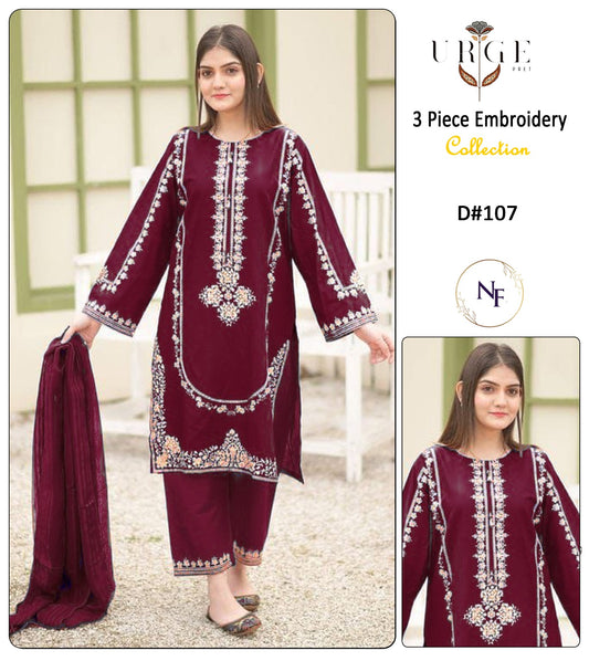 NEW ARRIVAL'S SUMMER LAWN COLLECTION 2025, BRAND NAME URGE