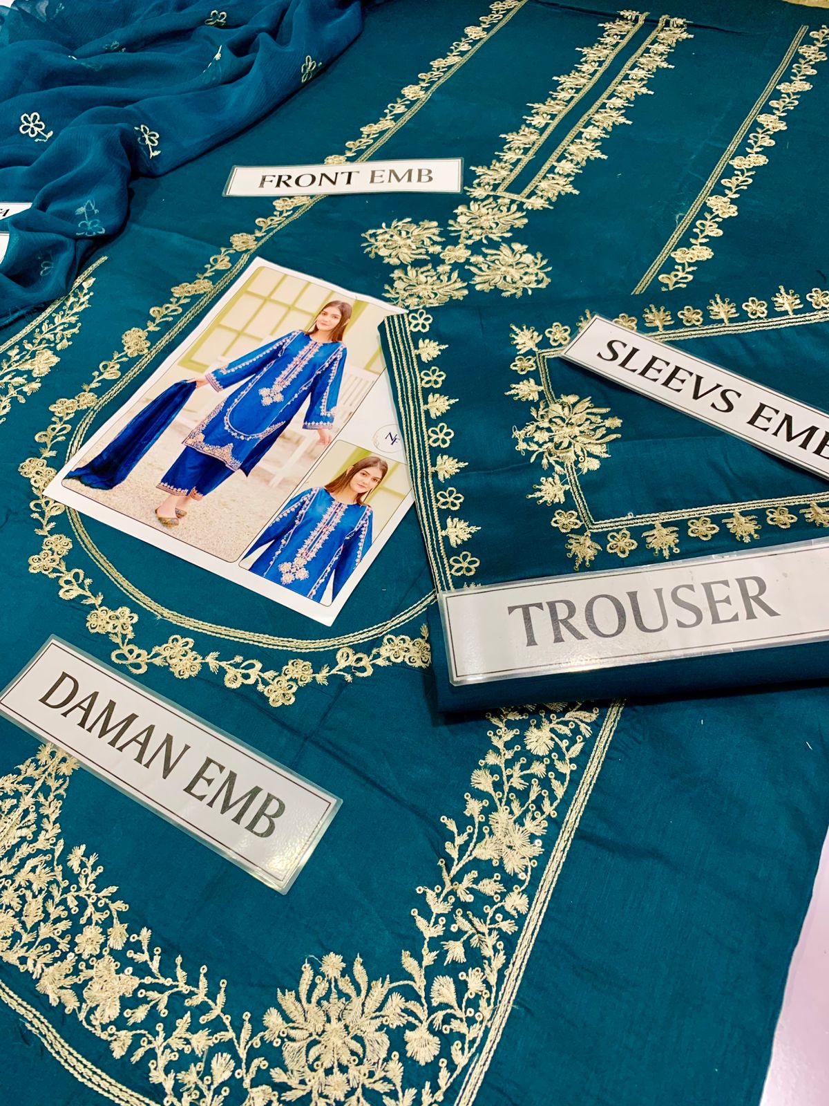 ASIM JOFA | PREMIUM AIR JET LAWN | 3PC EMB SUIT