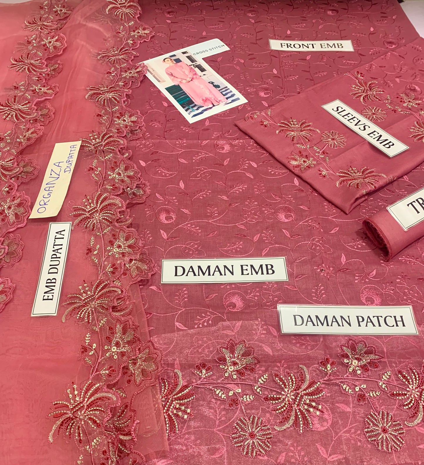 NEW ARRIVAL'S SUMMER LAWN COLLECTION 2025, BRAND NAME ( CROSS STITCH)