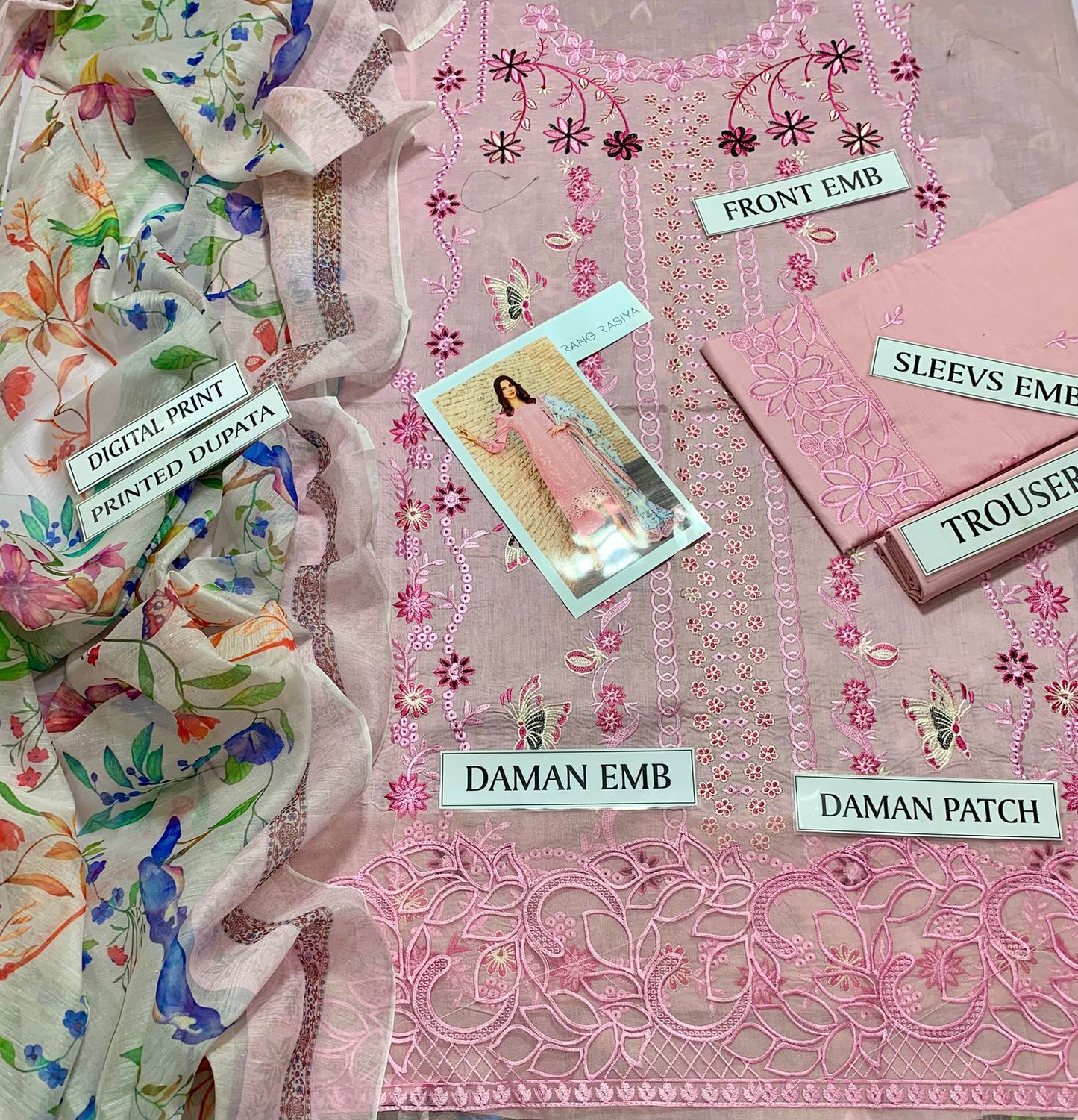 NEW ARRIVAL'S SUMMER LAWN COLLECTION 2025,BRAND NAME ( RANG RASIYA)