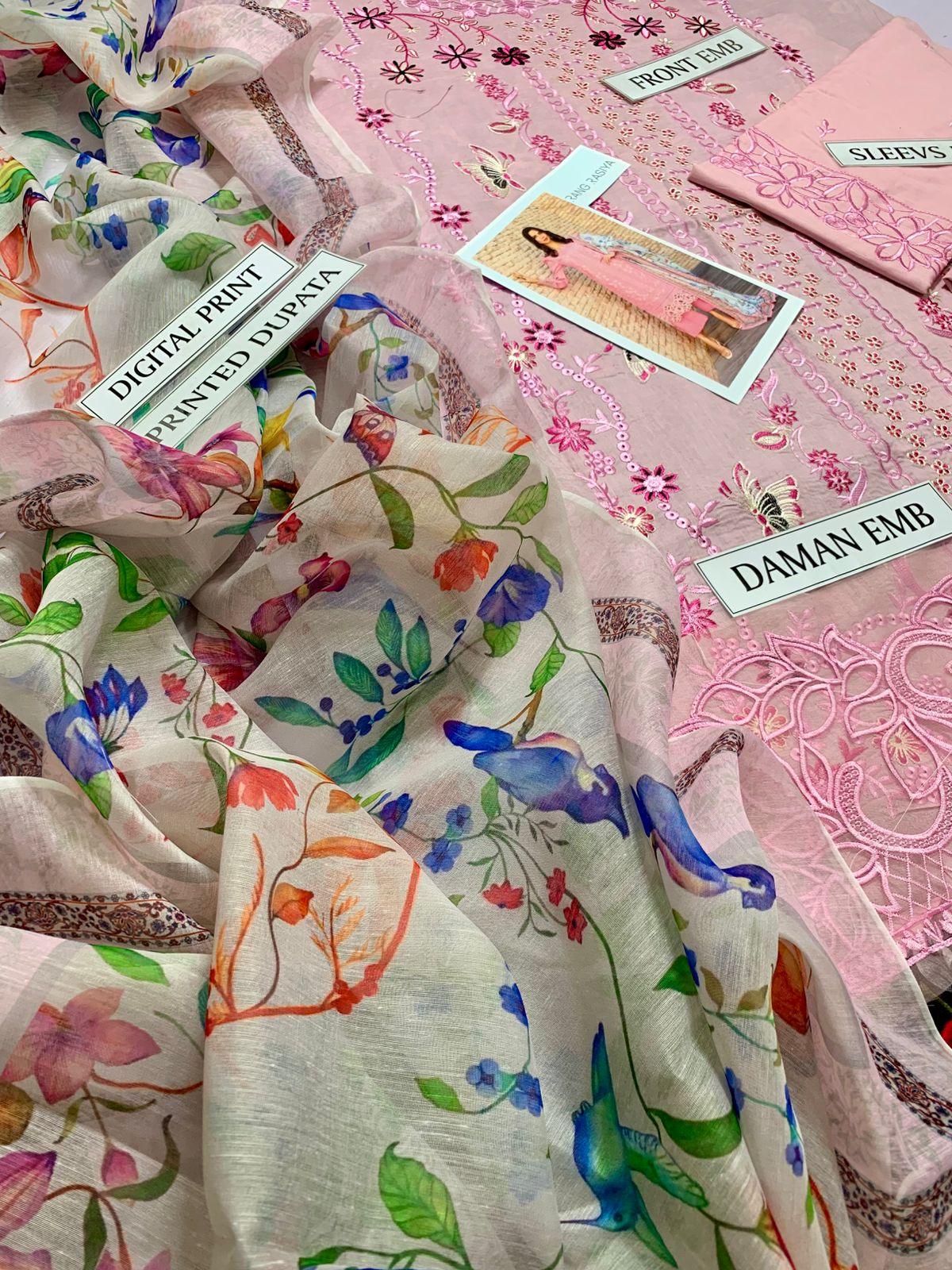 NEW ARRIVAL'S SUMMER LAWN COLLECTION 2025,BRAND NAME ( RANG RASIYA)