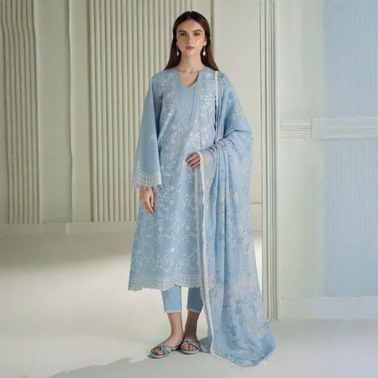 NEW ARRIVAL'S SUMMER LAWN COLLECTION 2025, BRAND NAME CROSS STICH