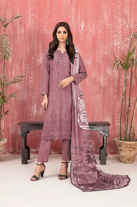 SAFWA/3PC EMB  BANADOR FULL HEAVY SUIT/3PC EMB CHIKEN KARI DAMAN