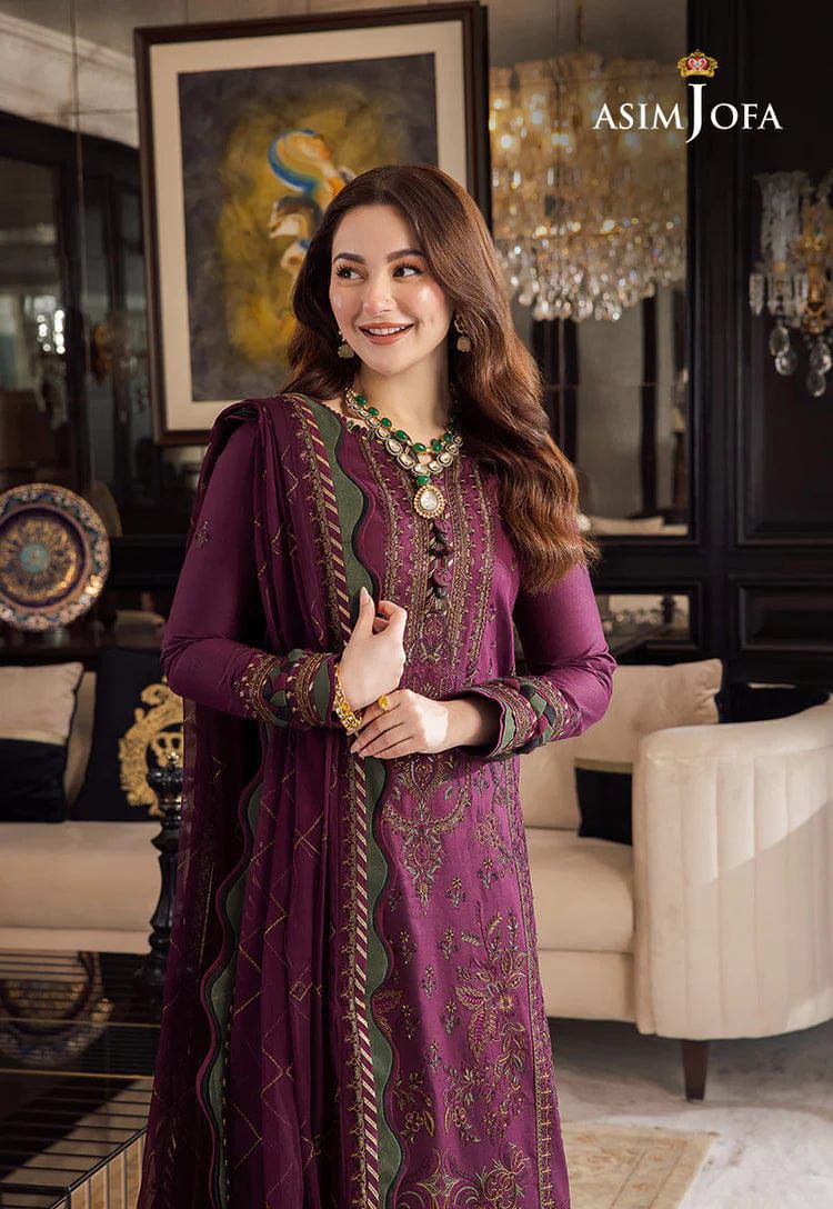 HUSSAIN REHAR 3 PC EMBROIDERED LUXURY DHANAK