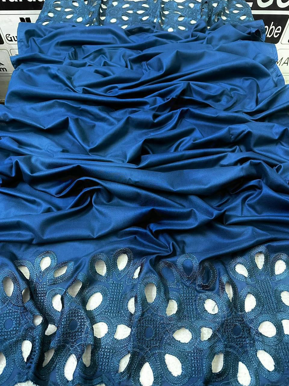 UNSTICHED BAREEZE DHANAK 3 PC EMBROIDERED LUXURY SUIT