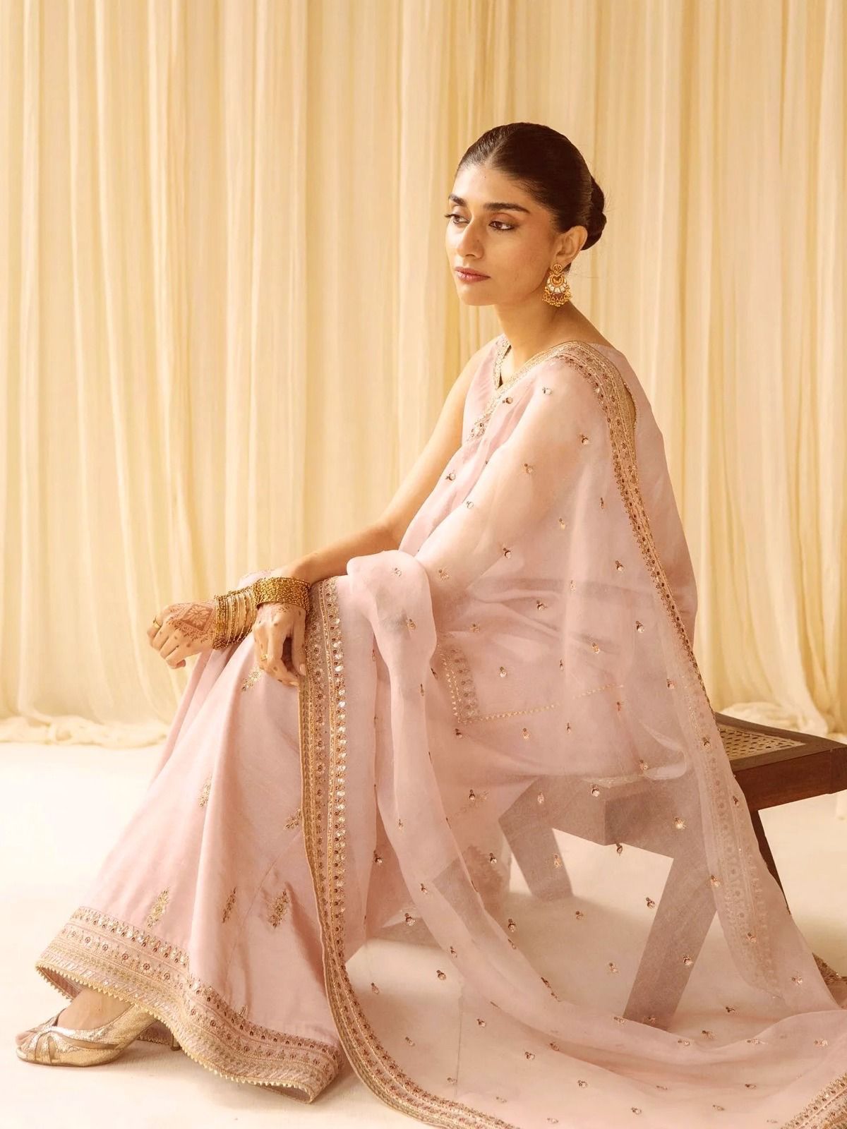 BABY PINK LAWN | 3PC EMB LAWN WITH SLEEVES