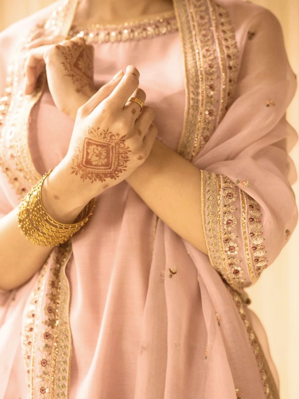 BABY PINK LAWN | 3PC EMB LAWN WITH SLEEVES