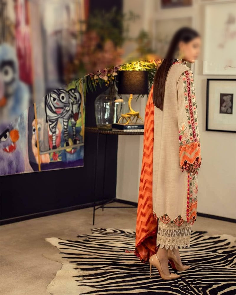 CHARIZMA | DHANAK 3- PIECE EMB SUIT | PREMIUM WINTER COLLECTION