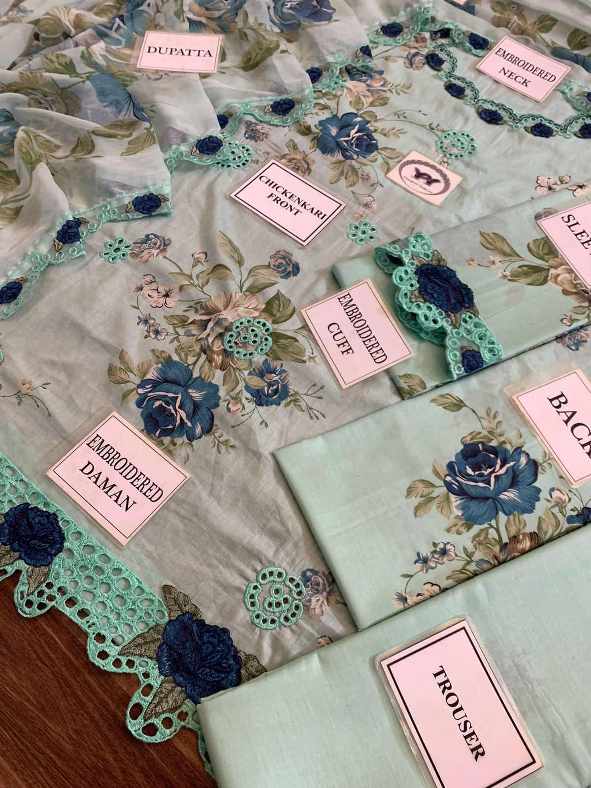 Brand Name : Iznik☆  ☆Design Code : EFL-05☆  AQUA MARINE💧